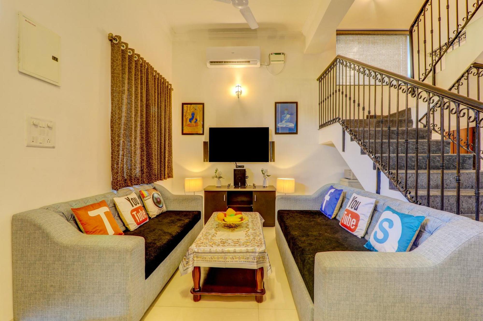 באג'ה Ludo Private Pool Villa, Wifi-Caretaker-Parking, North Goa מראה חיצוני תמונה