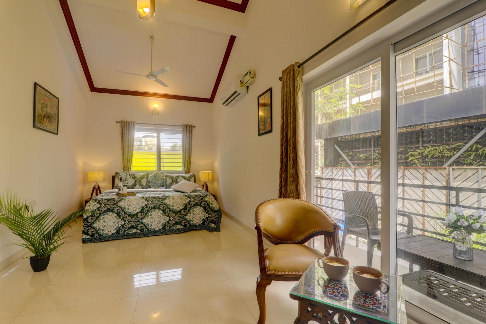 באג'ה Ludo Private Pool Villa, Wifi-Caretaker-Parking, North Goa מראה חיצוני תמונה